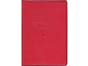 Quotations from Chairman Mao Tse-Tung (Zitate des Vorsitzenden Mao Tse-Tung). First Edition. In e...