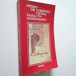 Seller image for Letra para un pasionario for sale by MAUTALOS LIBRERA