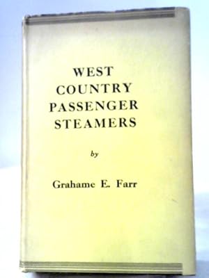 Imagen del vendedor de West Country Passenger Steamers a la venta por World of Rare Books