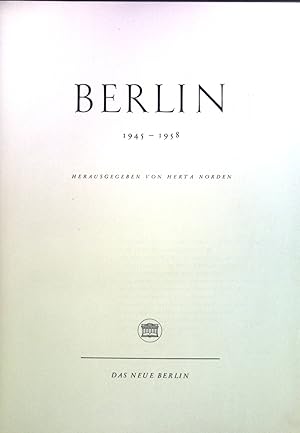 Berlin 1945 - 1958.
