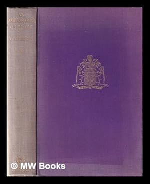 Seller image for An ambassador of peace: pages from the diary of Viscount d'Abernon (Berlin 1920-1926) Volume One From SPA (1920) to Rapallo (1922) / with historical notes by Maurice Alfred Gerothwohl for sale by MW Books Ltd.