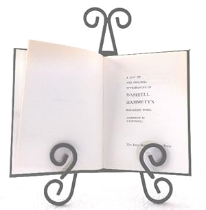 Immagine del venditore per A List of Original Appearances of Dashiell Hammett's Magazine Work venduto da Structure, Verses, Agency  Books