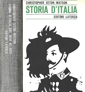 Bild des Verkufers fr Storia D'Italia Dal 1870 al 1925 zum Verkauf von Biblioteca di Babele