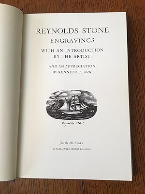 ENGRAVINGS. With an Introduction by the artist. And an Appreciation by Kenneth Clark.