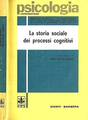 Bild des Verkufers fr La storia sociale dei processi cognitivi zum Verkauf von Biblioteca di Babele