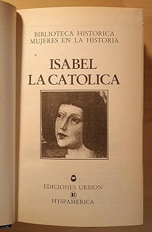 Imagen del vendedor de Isabel la Catlica a la venta por Llibres Bombeta
