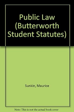 Seller image for Public Law (Butterworth Student Statutes S.) for sale by WeBuyBooks