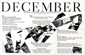 Bild des Verkufers fr The Saint Mark's Poetry Project December 1983 [flyer / poster] zum Verkauf von Granary Books