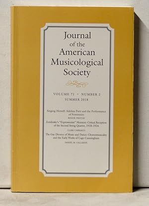 Image du vendeur pour Journal of the American Musicological Society, Volume 71, Number 2 (Summer 2018) mis en vente par Cat's Cradle Books