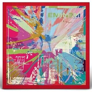 The Marshall Mathers LP [SIGNED LIMITED EDITION #/100 / 11.5 x 11.5 INCH ARTIST PRINT AND VINYL R...