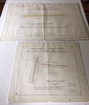 Bild des Verkufers fr RARE: The Original Plans for Improvements to Middle Road which leads to Skerryvore Showing Robert Louis Stevenson as owner of Skerryvore and showing the Owners and Tenants of Neighboring Properties [Strange Case of Dr. Jekyll and Mr. Hyde] zum Verkauf von Allington Antiquarian Books, LLC (IOBA)