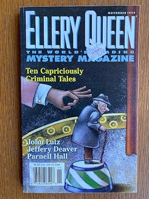 Image du vendeur pour Ellery Queen Mystery Magazine November 1999 mis en vente par Scene of the Crime, ABAC, IOBA