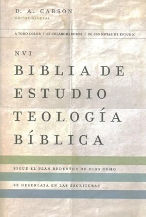 Seller image for Santa Biblia / Holy Bible : Nueva Version International, Interior a Cuatro Colores, Biblia De Estudio, Teologa Bblica: Sigue el plan redentor de Dios como se desenlaza en las Escrituras/ New International Version, Four Color Interior, Study Bible, Biblical Theology: Follow God's r -Language: spanish for sale by GreatBookPrices