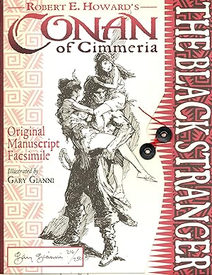 Imagen del vendedor de Conan of Cimmeria: The Black Stranger (Original Manuscript Facsimile) a la venta por Mom's Resale and Books