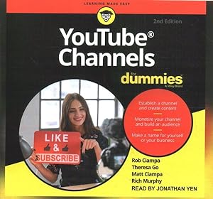 Bild des Verkufers fr Youtube Channels for Dummies : Library Edition zum Verkauf von GreatBookPrices