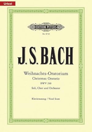 Bild des Verkufers fr Christmas Oratorio Bwv 248 Vocal Score zum Verkauf von GreatBookPrices