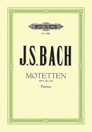 Seller image for 7 Motets Bwv 225-231 for Mixed Choir : 4-8 Parts, Some With Continuo for sale by GreatBookPrices