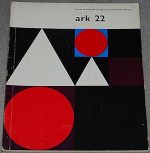 Imagen del vendedor de Ark 22 : The Journal of the Royal College of Art, Summer 1958 a la venta por Springhead Books