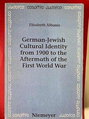 Imagen del vendedor de German-Jewish Cultural Identity from 1900 to the Aftermath of the First World War: A Comparative Study of Moritz Goldstein, Julius Bab and Ernst Lissauer. a la venta por Plurabelle Books Ltd