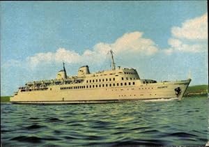 Ansichtskarte / Postkarte MS Sassnitz, Eisenbahnfährschiff der Deutschen Reichsbahn