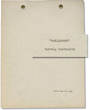 Seller image for Spellbound (Original post-production script for the 1945 film) for sale by Royal Books, Inc., ABAA