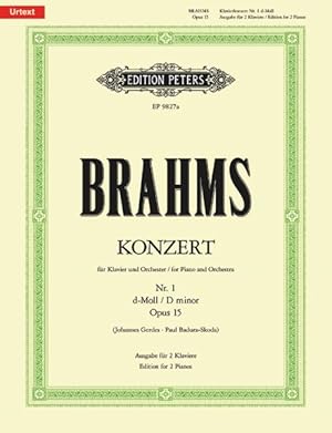 Bild des Verkufers fr Piano Concerto No. 1 in D Minor Op. 15 Edition for 2 Pianos : Edition for 2 Pianos zum Verkauf von GreatBookPrices