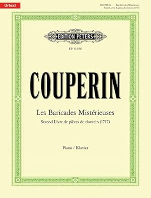 Imagen del vendedor de Les Baricades Mistrieuses Les Barricades Mystrieuses : Second Livre De Pices De Clavecin 1717, Sheet a la venta por GreatBookPrices