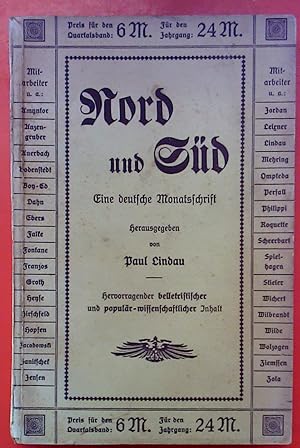 Imagen del vendedor de Nord und Sd. Eine deutsche Monatsschrift. Band 24 a la venta por biblion2