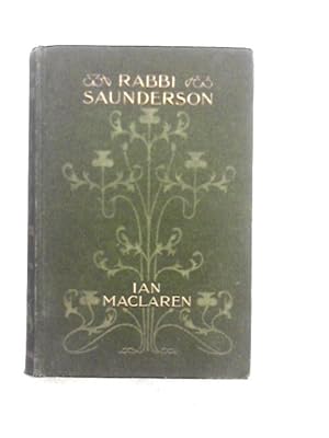 Image du vendeur pour Rabbi Saunderson mis en vente par World of Rare Books