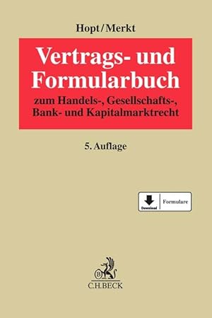 Immagine del venditore per Vertrags- und Formularbuch zum Handels-, Gesellschafts-, Bank- und Kapitalmarktrecht venduto da moluna