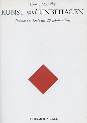 Seller image for Kunst und Unbehagen : Theorie am Ende des 20. Jahrhunderts. Aus dem Amerikan. von Jrg Trobitius for sale by Versandantiquariat Ottomar Khler