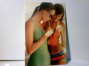 Münchens aufregender Bademarkt. Alte Ansichtskarte / Postkarte farbig, ungel. 1973. Werbekarte de...