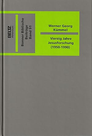 Imagen del vendedor de Vierzig Jahre Jesusforschung (1950-1990) a la venta por Antiquariat Immanuel, Einzelhandel