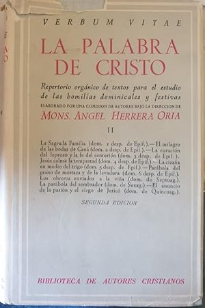 LA PALABRA DE CRISTO. TOMO II.