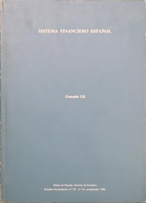 Imagen del vendedor de Sistema financiero espaol a la venta por Librera Alonso Quijano