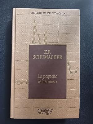 Imagen del vendedor de Lo pequeo es hermoso a la venta por Vrtigo Libros