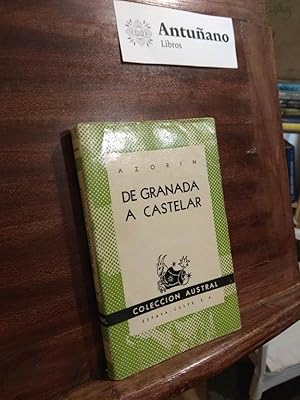 Imagen del vendedor de De Granada a Castelar a la venta por Libros Antuano