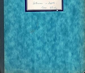 Seller image for Interview in depth and case study regarding Navaho Migration. for sale by Muir Books -Robert Muir Old & Rare Books - ANZAAB/ILAB