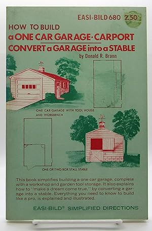 How to Build a One Car Garage - Carport / Convert a Garage into a Stable