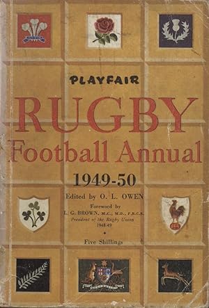 Image du vendeur pour PLAYFAIR RUGBY FOOTBALL ANNUAL 1949-50 mis en vente par Sportspages