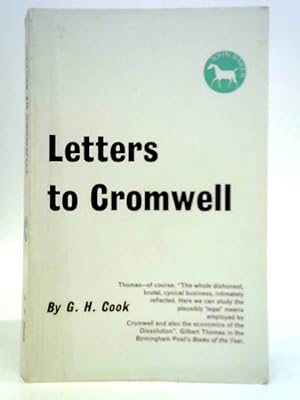 Seller image for Letters to Cromwell and Others on the Suppression of the Monasteries for sale by World of Rare Books