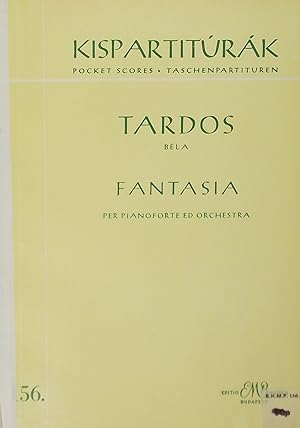 Image du vendeur pour Fantasia per Pianoforte ed Orchestra, Miniature Score mis en vente par Austin Sherlaw-Johnson, Secondhand Music