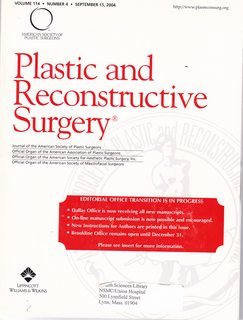 Imagen del vendedor de Plastic and Reconstructive Surgery Volume 114 No. 4 September 15, 2004 a la venta por Never Too Many Books