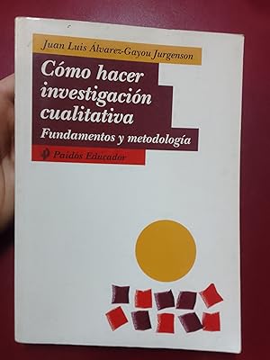 Seller image for Cmo hacer investigacin cualitativa. Fundamentos y metodologa for sale by Librera Eleutheria