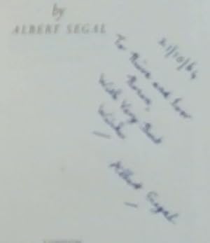 Bild des Verk�ufers f�r Johannesburg Friday (Signed and Inscribed by the author Albert Segal) zum Verkauf von Chapter 1