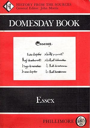 Seller image for Domesday Book volume 32: Essex for sale by Pendleburys - the bookshop in the hills