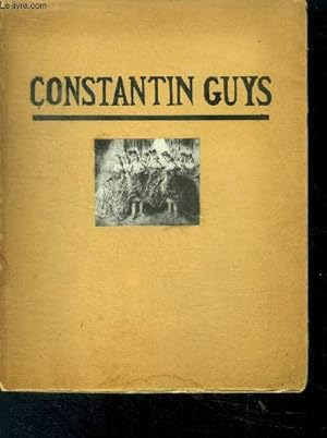 Seller image for Constantin Guys for sale by Le-Livre