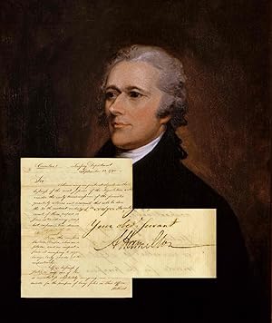 1790 Alexander Hamilton Handwritten Signed Letter "Some Very Important Objects"