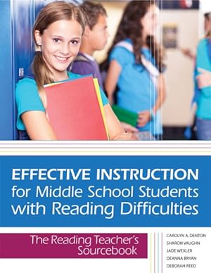 Seller image for Effective Instruction for Middle School Students With Reading Difficulties : The Reading Teacher's Sourcebook for sale by GreatBookPricesUK