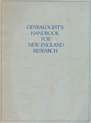 Seller image for Genealogists Handbook for New England Research for sale by Americana Books, ABAA